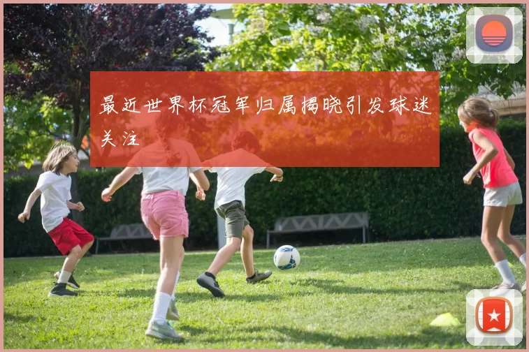 最近世界杯冠军归属揭晓引发球迷关注