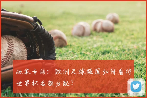 独家专访:欧洲足球强国如何看待世界杯名额分配?