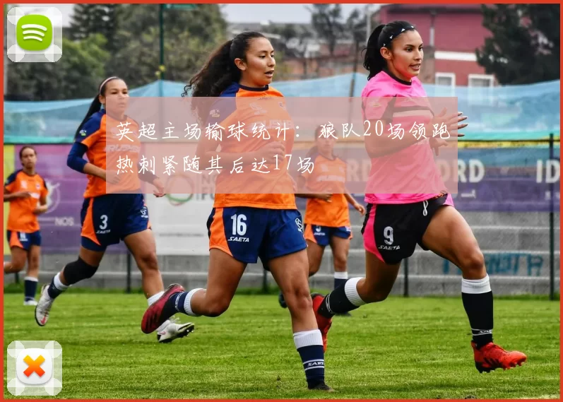 英超主场输球统计：狼队20场领跑热刺紧随其后达17场