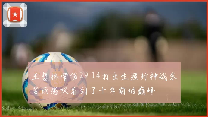 王哲林带伤29 14打出生涯封神战朱芳雨感叹看到了十年前的巅峰