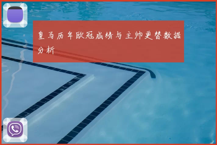 皇马历年欧冠成绩与主帅更替数据分析